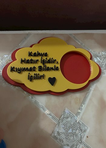 Beden Özel tasarım kahve fincan altlığı