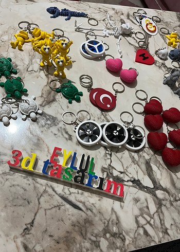 Diğer Renkli Anahtarlıklar
