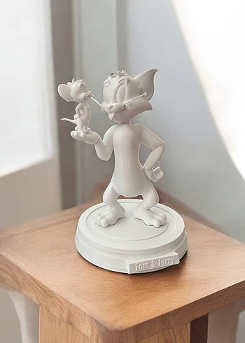 Beden Gri Tom ve Jerry Figürü