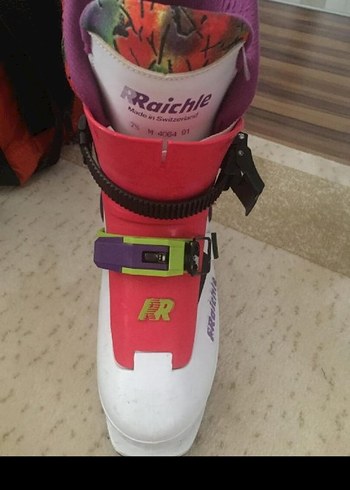 Renkli erkek Kayak Botları Velcro Bantlı - Görsel 3