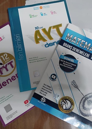 AYT Matematik,Fen /TYT Türkçe branş denemeleri
