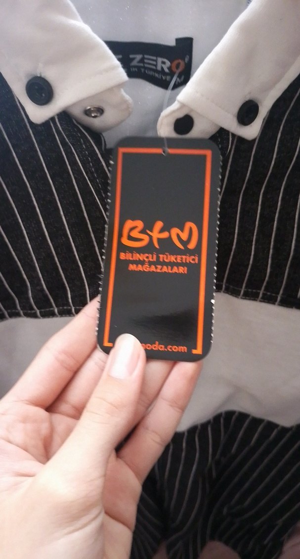 Düğmeli Kısa Kollu Erkek Gömlek - Görsel 3