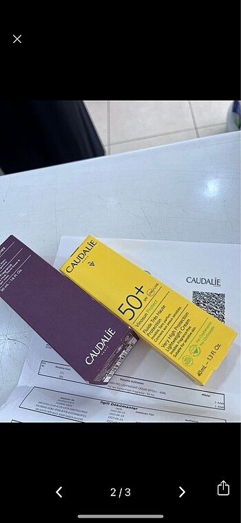 Caudalie Caudalie güneş kremi vinosun 50 spf
