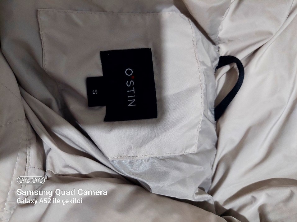 Gri Kadın Günlük Midi Mont - Görsel 3