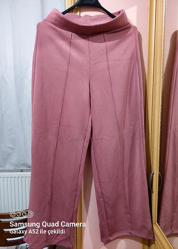 Pembe V Yaka Salaş Sweatshirt - Görsel 3