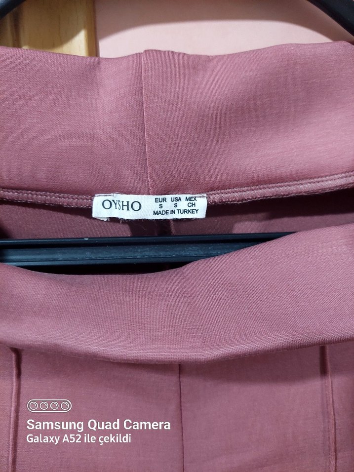 Pembe V Yaka Salaş Sweatshirt - Görsel 4