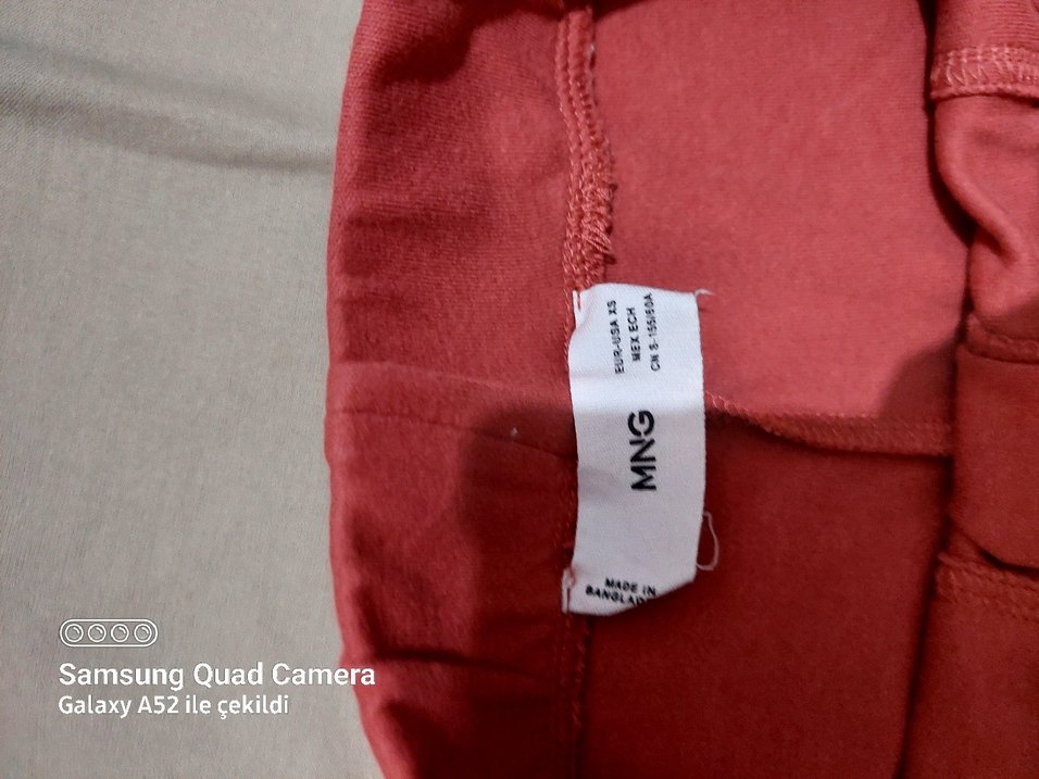 Kırmızı Kadın Basic Uzun Kollu Sweatshirt - Görsel 4