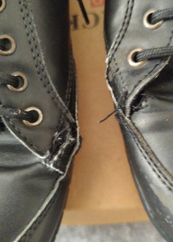 Erkek Siyah Street Style Bağcıklı Ayakkabı - Görsel 5