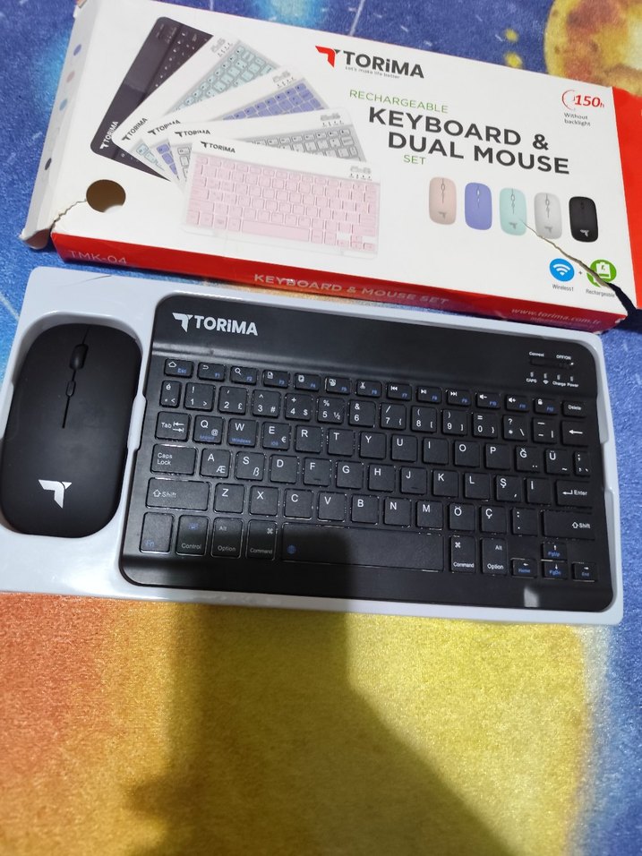 Torima Siyah Kablosuz Klavye ve Mouse Seti - Görsel 2