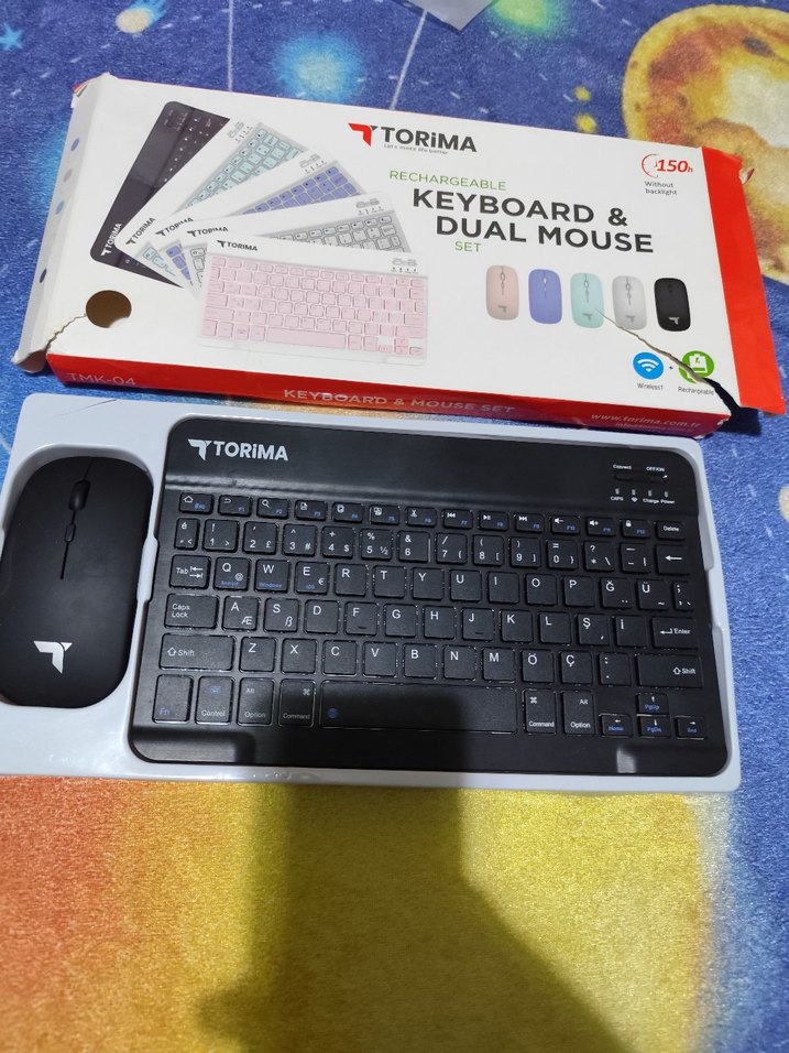 Torima Siyah Kablosuz Klavye ve Mouse Seti - Görsel 3