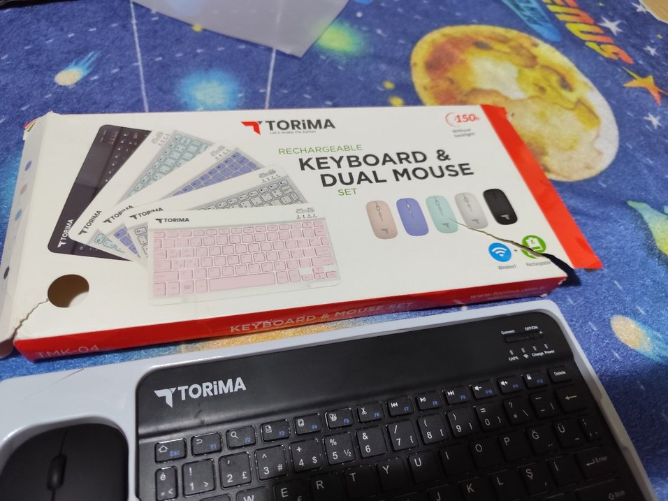 Torima Siyah Kablosuz Klavye ve Mouse Seti - Görsel 4