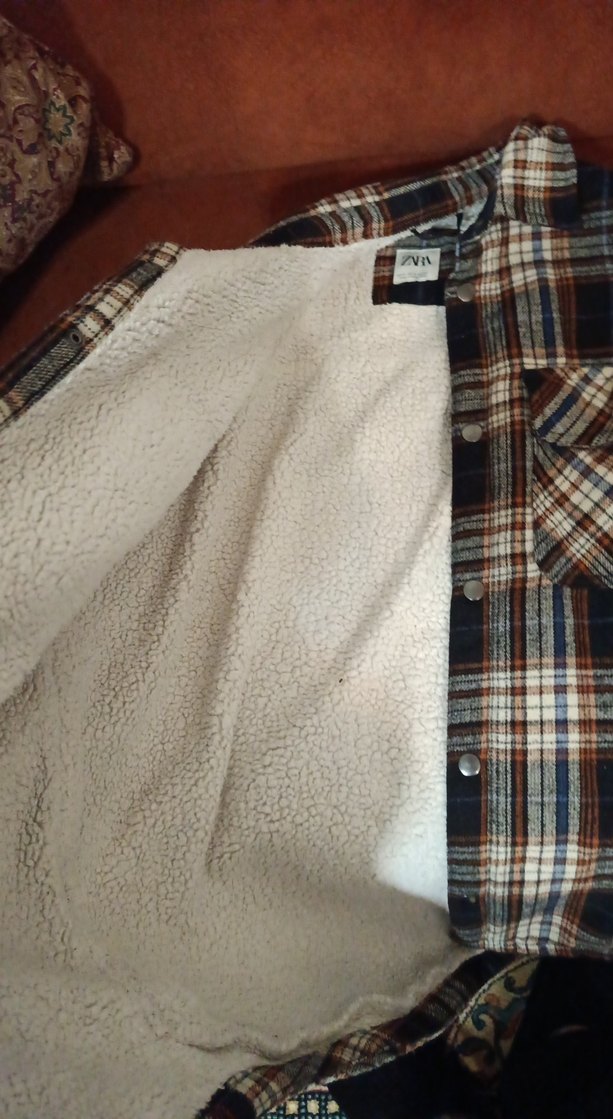 Düğmeli Erkek Gömlek Ceket , Rahat Kesim, Uzun Kollu - Görsel 4