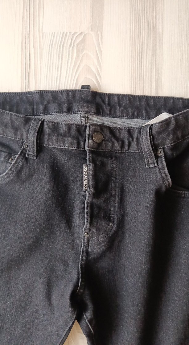 Erkek Siyah Kot Pantolon - Görsel 2