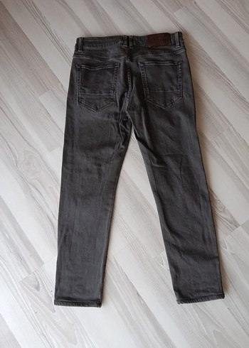 Gri Erkek Denim Regular Fit Pantolon W Collection - Görsel 4
