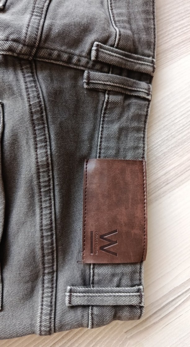 Gri Erkek Denim Regular Fit Pantolon W Collection - Görsel 3