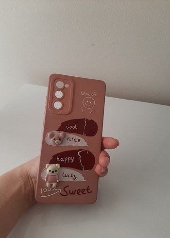 Pastel Bej Parlak Sokak Stili Telefon Kılıfı - Görsel 2
