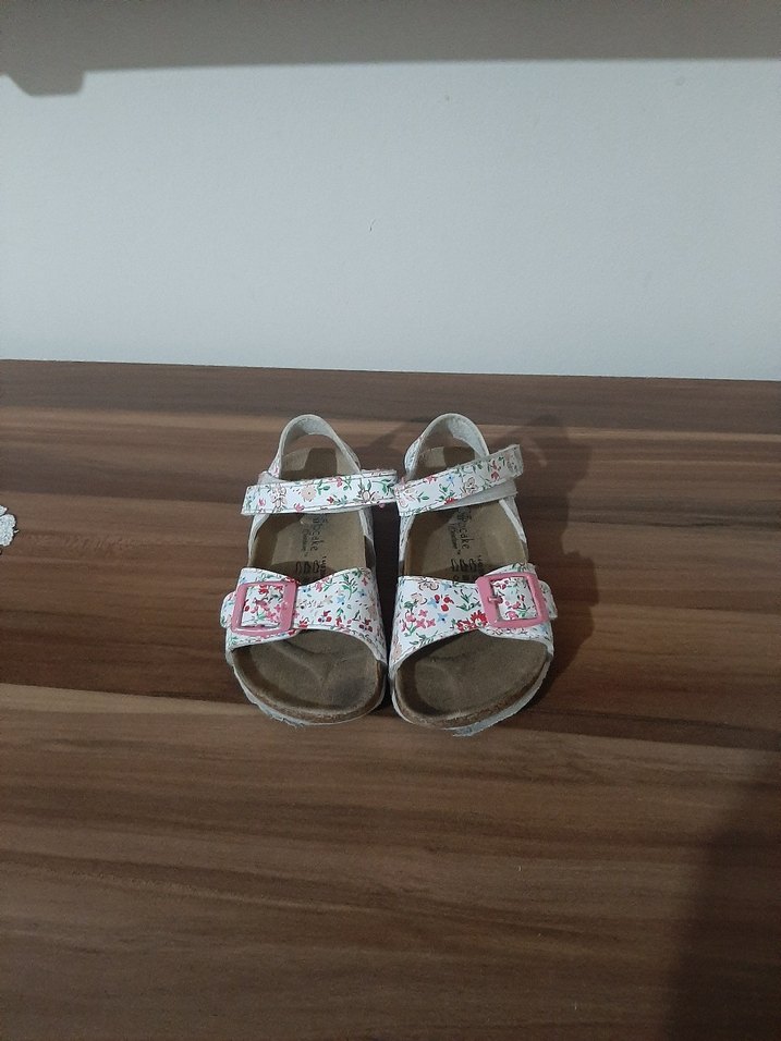 Kız Çocuk Pembe Tokalı Sandalet - Görsel 4