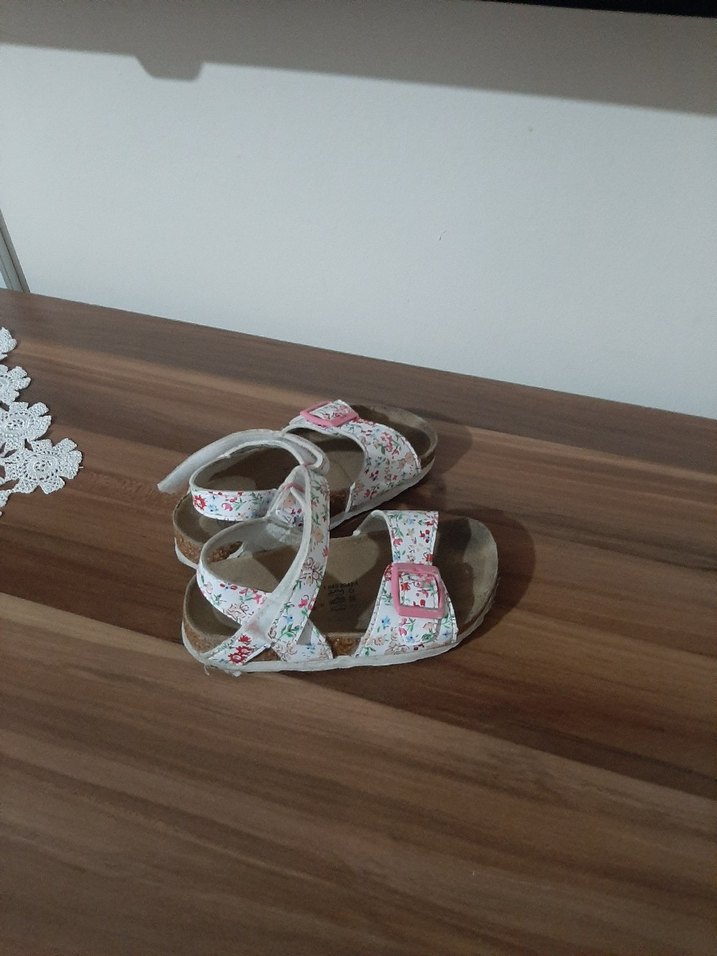 Kız Çocuk Pembe Tokalı Sandalet - Görsel 2