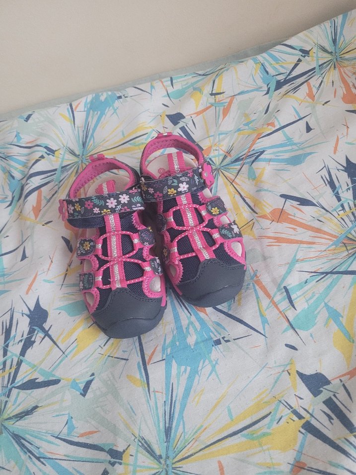 Renkli Bantlı Kız Çocuk Terliği - Görsel 2