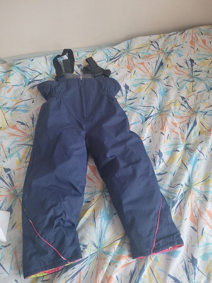 Kız Çocuk Lacivert Askılı Street Wear Tulumu - Görsel 3