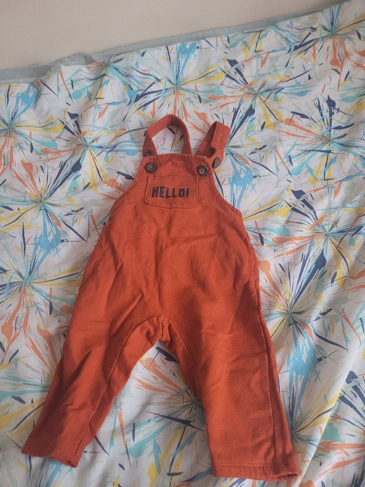 Erkek Çocuk Renkli Salopet - Görsel 3