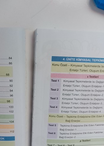 Beden Renk Orbital 11. Sınıf Kimya Soru Bankası