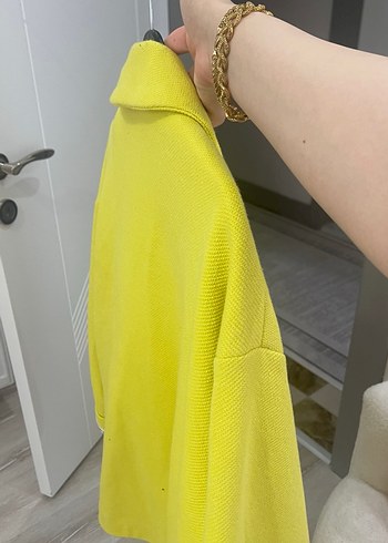 Sarı Kadın kaban Ceket - Görsel 3