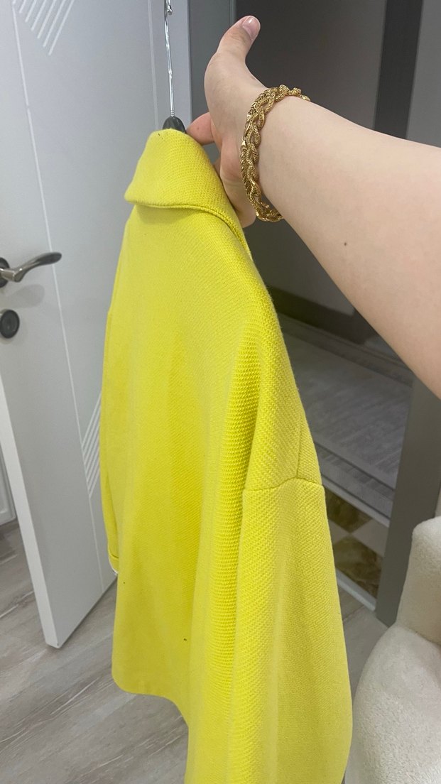 Sarı Kadın kaban Ceket - Görsel 3