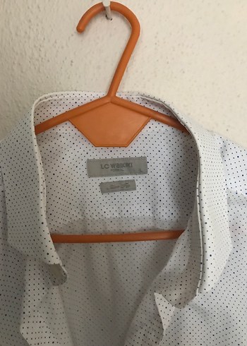 Erkek Beyaz Düğmeli Gömlek - Görsel 2