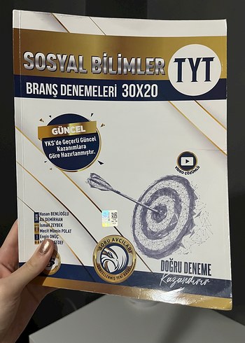 Bilgi Sarmal TYT Sosyal Bilimler Branş Denemeleri 30x20
