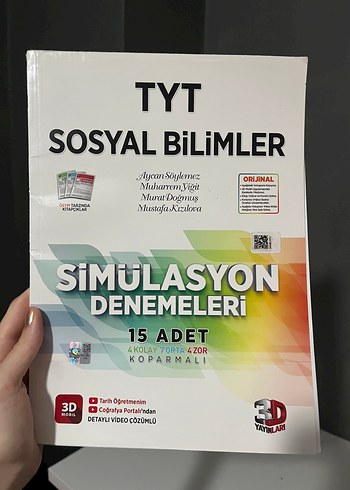 3DTYT Sosyal Bilimler Simülasyon Denemeleri 15'li