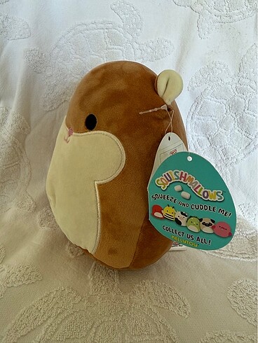 Beden Renk Squishmallow Hamster peluş oyuncak
