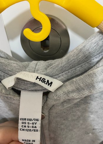 Kız Çocuk Gri Kapüşonlu Fermuarlı Sweatshirt - Görsel 4