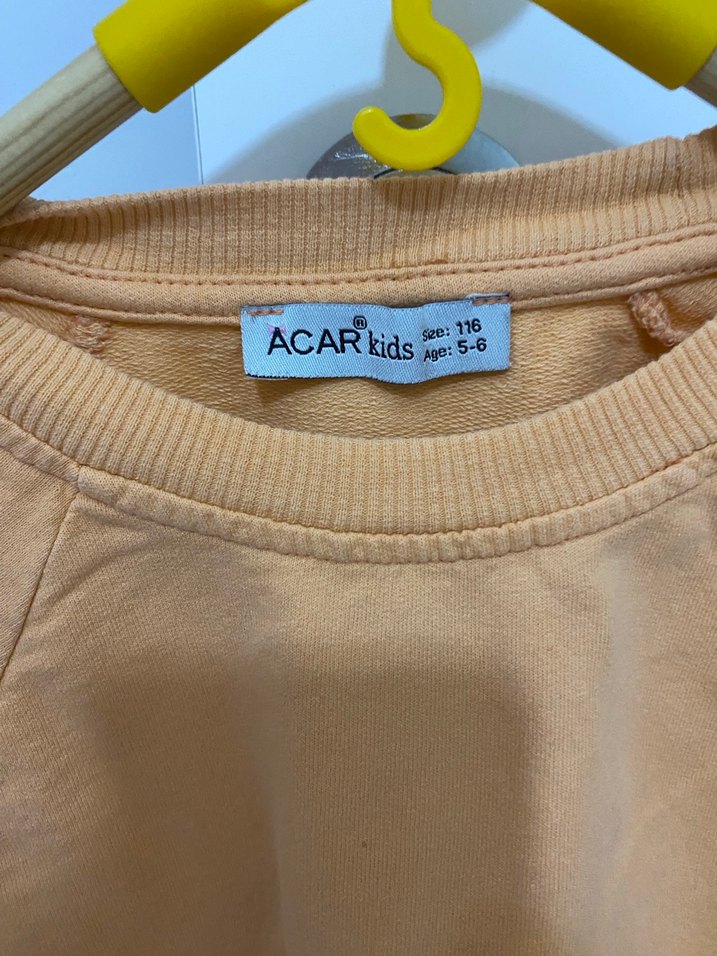 Nakış baskılı yavru ağzı Kız Sweatshirt - Görsel 2