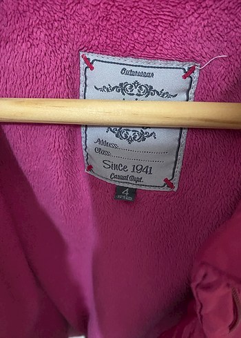 Kız Çocuk Pembe Fermuarlı Mont - Görsel 4