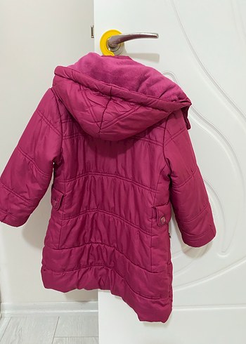 Kız Çocuk Pembe Fermuarlı Mont - Görsel 2
