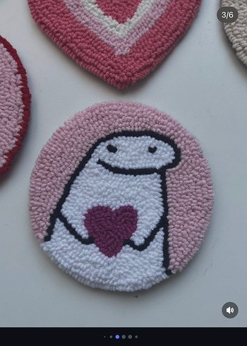 Renkli Mavi Örgü Mouse Pad - Görsel 2