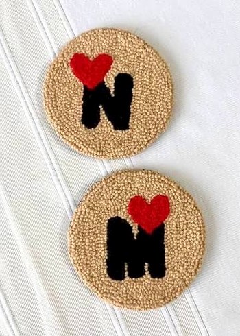 Renkli Mavi Örgü Mouse Pad - Görsel 5