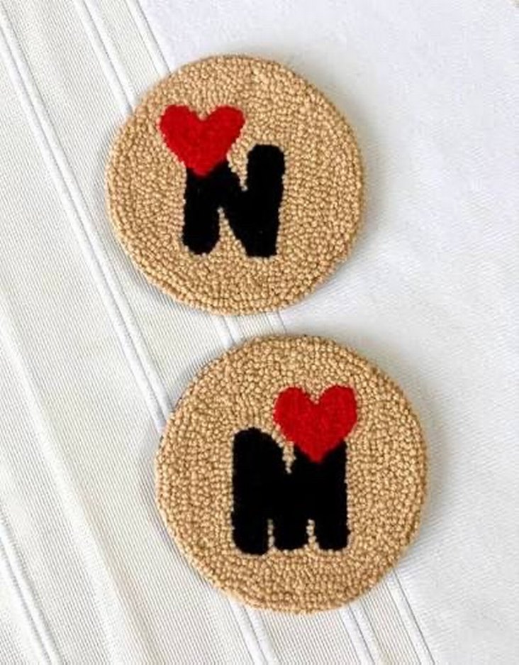 Renkli Mavi Örgü Mouse Pad - Görsel 5