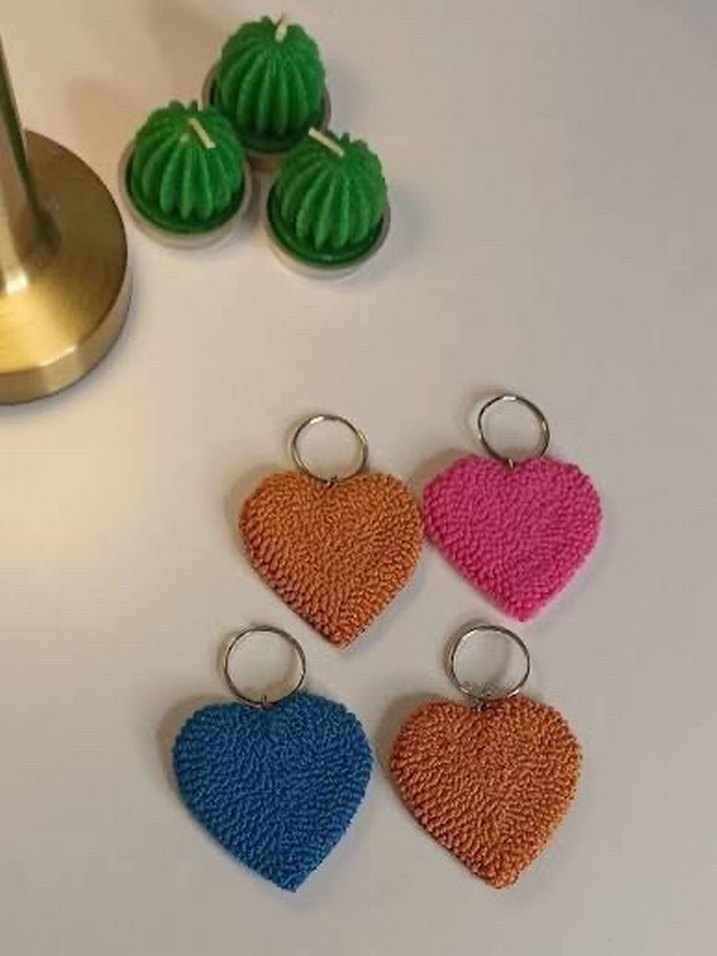 Birbirinden renkli anahtarlıklar - Görsel 5