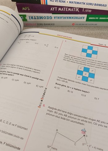 Beden AYT Matematik ve Biyoloji Soru Bankaları