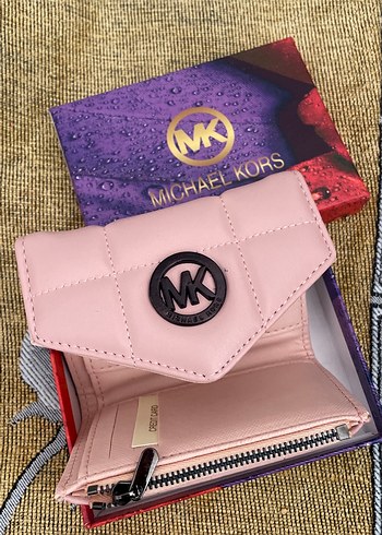 Beden pembe Renk Michael Kors Kadın Pembe Deri Cüzdan