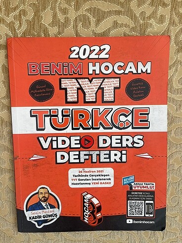 Tyt Türkçe video ders defteri