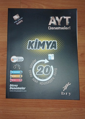 AYT Kimya Denemeleri 20'li Soru Seti