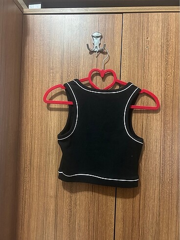 s Beden siyah Renk Beyaz çizgili siyah crop