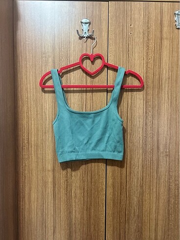 s Beden Çizgili yeşil crop