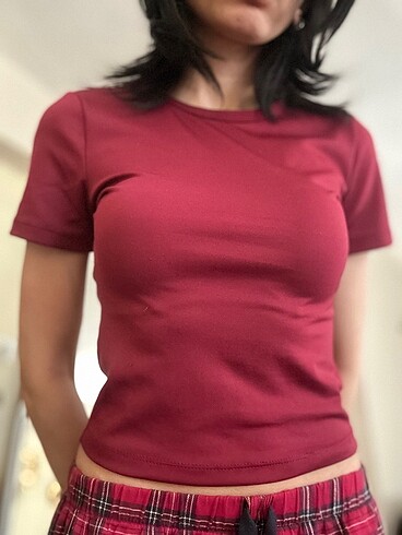Bisiklet yaka kısa kollu body
