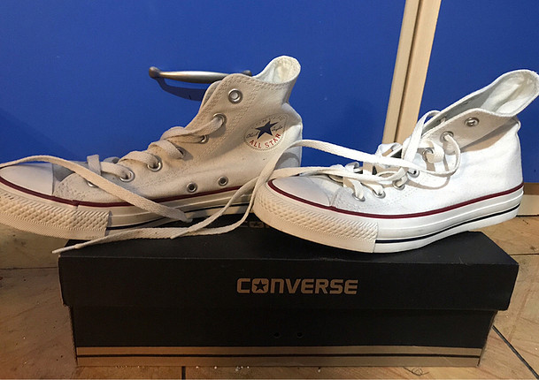 Converse beyaz ayakkabı