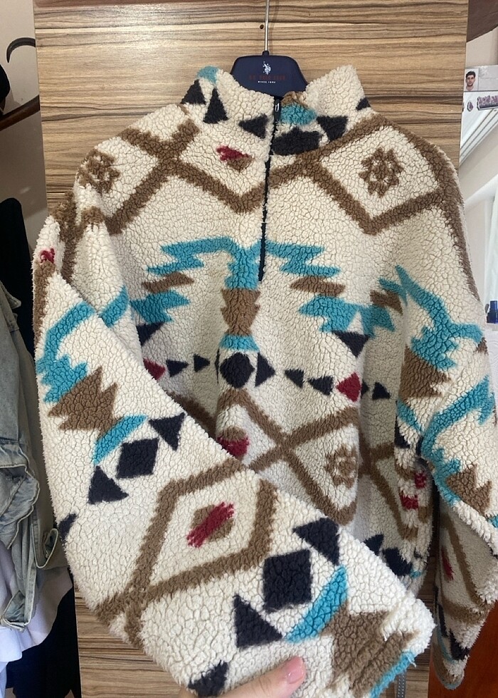 Nakişli kalin polar - Görsel 3