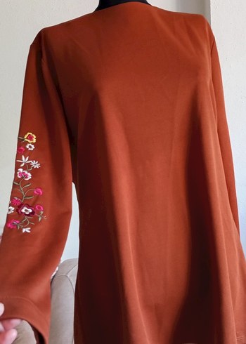 Uzun Kollu Rahat Bohem Kadın Tunik takım - Görsel 3